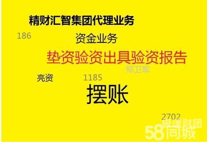 张家口企业亮资摆账代办（工程过桥垫资）价格优惠