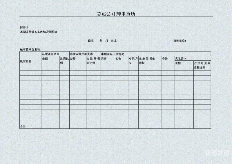 验资报告需要提供什么资料和手续（验资报告需要提供什么资料和手续和证件）