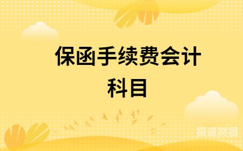 办理保函怎么会计分录（办理保函的费用）